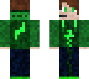 dark green gamer boy