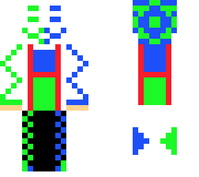 green & blue hacker!