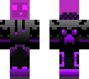 purple cute slime with headphones