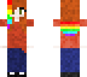 rainbow girl