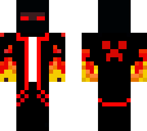 red fire ninja skin