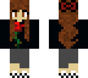 rose girl with brown hair part two because the fist one looked weird