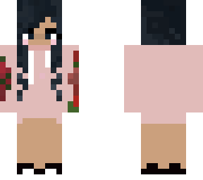 rose hoodie girl