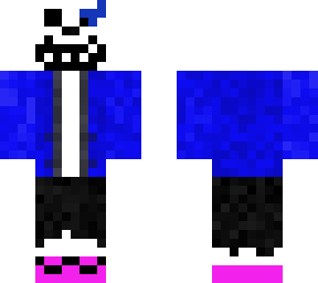 sans with bunny slippers