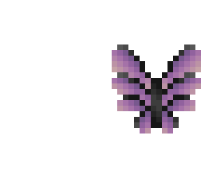 butterfly wings - black lines - pastel purple & pink - big wings