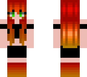 cute fire girl
