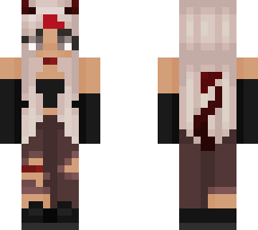 demon girl with streek in hair(read desc)