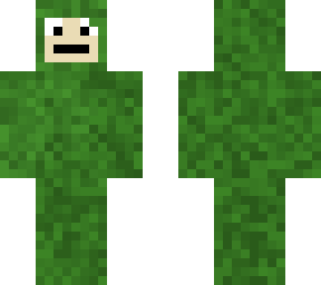 green camouflage skin