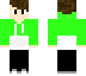 green hoodie