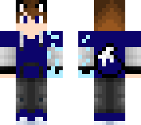 ice fox boy | Minecraft Skin
