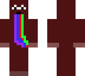 monkey with rainbow trail
