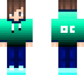 oc hoodie aqua shade