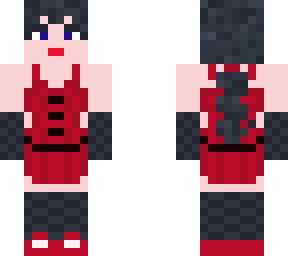 red dress lady