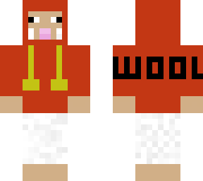 sheep in a woolly coat.