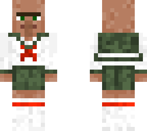 villager nitwit in seifuku