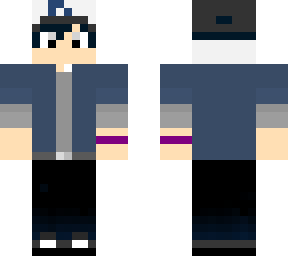 black coat  hat