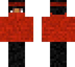 black hair boy red
