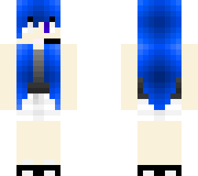 blue gamer girll