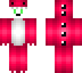 dino oso rojo