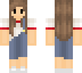 girl with overalls
