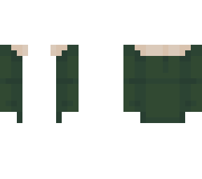 green fur coat - base