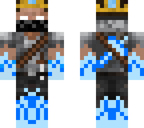 herobrine ice king w/ crown herobrine ice king made by samtheiceking