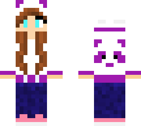 panda bear girl