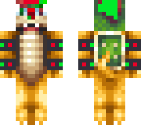 bowser and skin - skin de bowser