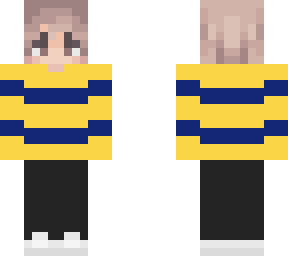 boy yellow hoodie navy blue stripe