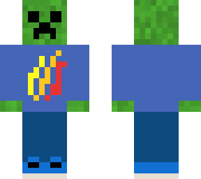 creeper wearing tbnrfrags merch