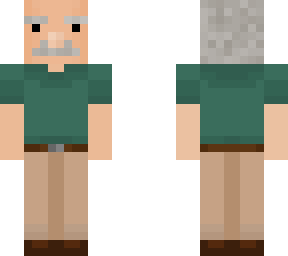 green-shirted old man