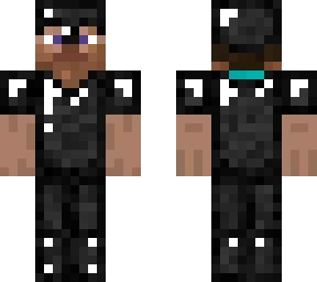 steve in black armour