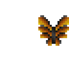 butterfly wings - black lines - brown fade yellow - big wings