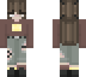 fishy fishnet girl (long hair)