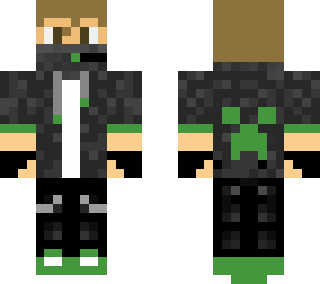 green and black youtuber boy