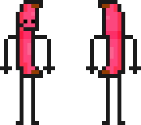 hot pink banana