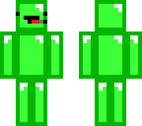 skin in green and tepper - skin de gameur en vert