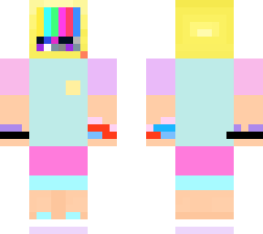 tv head pastel
