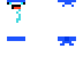 blue and white ninga noob