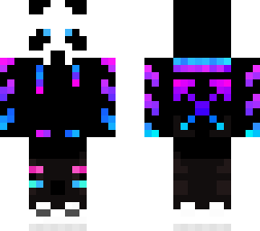 rainbow panda and panda