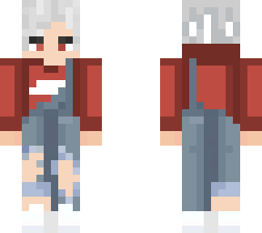 white haired epic boy