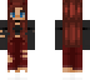 aesthetic reddish brown hair girl