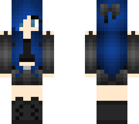 blue punk girl