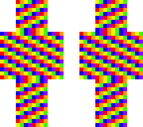 rainbow dot guy