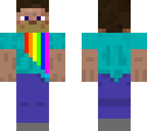 rainbow steve with beard