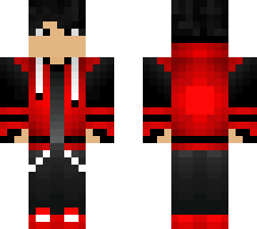 red hoodie