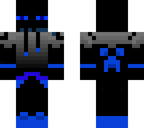 Blue enderman | Minecraft Skin