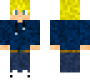 blue jacket boy