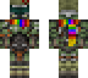 doom slayer with a pride scarf (hihi ***)