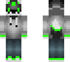 fox umbreon fusion w/ grey hoodie
